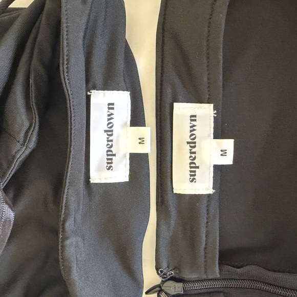 Superdown Lydia Maxi Skirt Set in Black. Size Medium - Picture 8 of 9